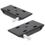 RockJock YJ Heavy Duty Spring Plates w/ Sway Bar Mounts 2 1/2in Wide Springs
