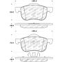StopTech Street Touring 01-09 Volvo S60 / 99-06 S80 / 01-07 V70/V70R Front Brake Pads
