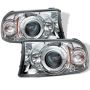SPYDER 5009791 Projector Headlights - LED Halo - Chrome