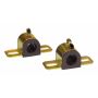 Prothane Universal 90 Deg Greasable Sway Bar Bushings - 1in - Type B Bracket - Black