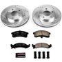 PowerStop K1534 Z23 Daily Driver Carbon-Fiber Ceramic Brake Pad and Drilled & Slotted Rotor Kit