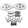 PowerStop K5547-26 Z26 Street Performance Ceramic Brake Pad and Drilled & Slotted Rotor Kit