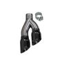Corsa Performance 14031BLK Twin 4.0in. Side Swept Black PVD Pro-Series Tip Kit (Clamp Included)