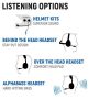 Rugged Radios TALON-696RS-M1-HK Honda Talon Complete Comm Kit w/ BTI 2-Way Radio 696 PLUS/M1 VHF Business Band