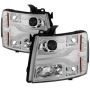 SPYDER 5083616 Projector Headlights - Version 3 - LED DRL - Chrome
