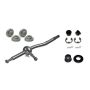 Torque Solution Short Shifter/Base/Shifter Cable/Gate Selector Bushing Combo: Mitsubishi Evo X 10+