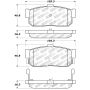 StopTech Street Touring 91-11/00 Infiniti G20/95-10/00 I30/I35 Rear Brake Pads