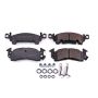PowerStop 17-052 PowerStop - Z17 Low-Dust Ceramic Brake Pads with Hardware