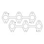 COMETIC GASKETS CAGC5726-040 MLS Exhaust Gasket Set Dodge 5.9L Cummins Dsl