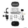 Wilwood 261-15665-P Compact Tandem M/C - 1in Bore w/RH Bracket and Valve (Mustang Pushrod) - Ball Burnished