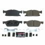 PowerStop Z23-2180 PowerStop - Z23 Daily Driver Carbon-Fiber Ceramic Brake Pads with Hardware Kit