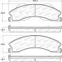 Stoptech 309.14110 Sport Brake Pads w/Shims - Front