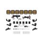 Diode Dynamics DD7829 Prinsu/Sherpa Roof Racks- SS5 7-Pod CrossLink Mounting Kit - Pro Yellow Combo