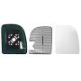 SPYDER 9934414 Xtune Replacement Glass For Power Heated Mirror Fdsd99 Right Large MIR-GLASS-FDSD99-PW-R1