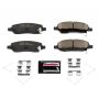 PowerStop Z23-1647 PowerStop - Z23 Daily Driver Carbon-Fiber Ceramic Brake Pads with Hardware Kit