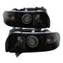 SPYDER 5078414 Projector Headlights - LED Halo - Black Smoke