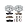 PowerStop KOE1559 OE Stock Replacement Low-Dust Ceramic Brake Pad and Rotor Kit