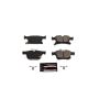 PowerStop Z23-1901 PowerStop - Z23 Daily Driver Carbon-Fiber Ceramic Brake Pads with Hardware Kit