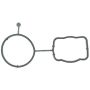 MAHLE C33480 Engine Coolant Thermostat Housing Gasket
