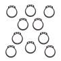 All Balls Racing 25-6007 94-05 Kawasaki KX125 Sprocket Retainer Kit 10 pk Washers or Snap-Rings