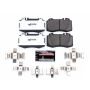 PowerStop Z26-847 PowerStop - Z26 Performance Carbon-Fiber Ceramic Brake Pads with Hardware Kit