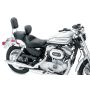 Mustang Motorcycle 79427 Mustang 04-21 Harley Sportster Wide Touring Solo Seat w/Driver Backrest - Black