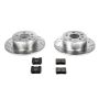 PowerStop K831 Z23 Daily Driver Carbon-Fiber Ceramic Brake Pad and Drilled & Slotted Rotor Kit