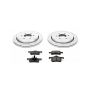 PowerStop K1935 Z23 Daily Driver Carbon-Fiber Ceramic Brake Pad and Drilled & Slotted Rotor Kit