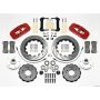 Wilwood 140-12824-DR AERO6 Front Truck Kit 14.25in Drill Red 97-03 Ford F150