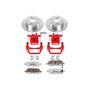 PowerStop KC098A-26 Z26 Street Performance Ceramic Brake Pad, Drilled Slotted Rotor, and Caliper Kit