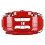 StopTech BBK 93-95 Mazda RX-7 Front 4 Piston 332x32 Red Calipers Slotted Rotors
