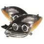 SPYDER 5012050 Projector Headlights - LED Halo - Black