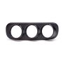 AutoMeter 15021 GAUGE MOUNT, DASH CONSOLE BEZEL, TRIPLE, 2 1/16
