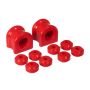 Prothane 94-01 Dodge Ram 1500-3500 2/4wd Front Sway Bar Bushings - 30mm - Red