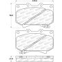 Stoptech 308.08120 Street Brake Pads