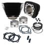S&S Cycle 910-0696 86-03 Sportster Models 1200cc Cylinder and Piston Kit - Wrinkle Black