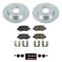PowerStop K8770 Z23 Daily Driver Carbon-Fiber Ceramic Brake Pad and Drilled & Slotted Rotor Kit