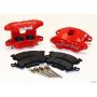 Wilwood 140-11290-R D52 Front Caliper Kit - Red 2.00 / 2.00in Piston 1.28in Rotor