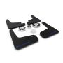 Rally Armor MF72-UR-BLK/BL Black Mud Flap/Blue Logo