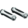 Kuryakyn 6298 Zombie Grips Throttle-By-Wire Chrome