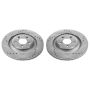 PowerStop EBR1015XPR PowerStop Evolution Performance Drilled, Slotted & Plated Brake Rotor Pair