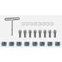 Wilwood 230-6709 Rotor Bolt Kit - Dynamic Rear 8 Bolt with T-Nut Tool
