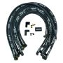 Moroso 73821 Chevrolet Big Block Ignition Wire Set - Ultra 40 - Sleeved - Non-HEI - 90 Degree - Black