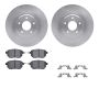 Dynamic Friction 6512-67341 Rotor Kit