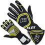 K1 RACEGEAR K1R23-FLX-NFY-L Glove Flex Large Black / Flo Yellow SFI / FIA