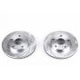 PowerStop JBR711XPR PowerStop Evolution Performance Drilled, Slotted & Plated Brake Rotor Pair