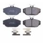 PowerStop 17-601 PowerStop - Z17 Low-Dust Ceramic Brake Pads with Hardware