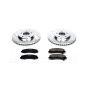 PowerStop K1437 Z23 Daily Driver Carbon-Fiber Ceramic Brake Pad and Drilled & Slotted Rotor Kit