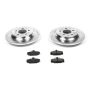 PowerStop K3139 Z23 Daily Driver Carbon-Fiber Ceramic Brake Pad and Drilled & Slotted Rotor Kit