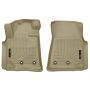 Husky Liners 13-16 Lexus LX570 / 13-16 Toyota Land Cruiser WeatherBeater Front Tan Floor Liners